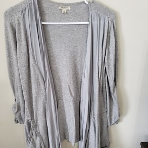 Lucky brand 3/4 sleeve open cardigan